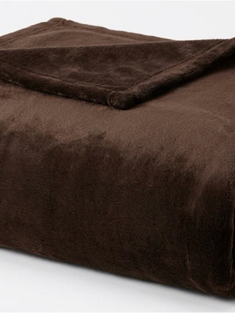 BLANKET: Pinzon Velvet Plush
Blanket - Throw. Dark
Chocolate Brown. 50×60